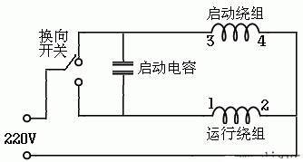帶正反轉開關的接線圖