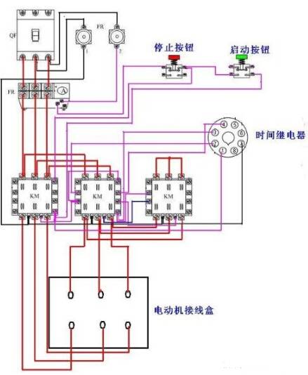 東莞電機星三角（Y－△啟動）電路圖